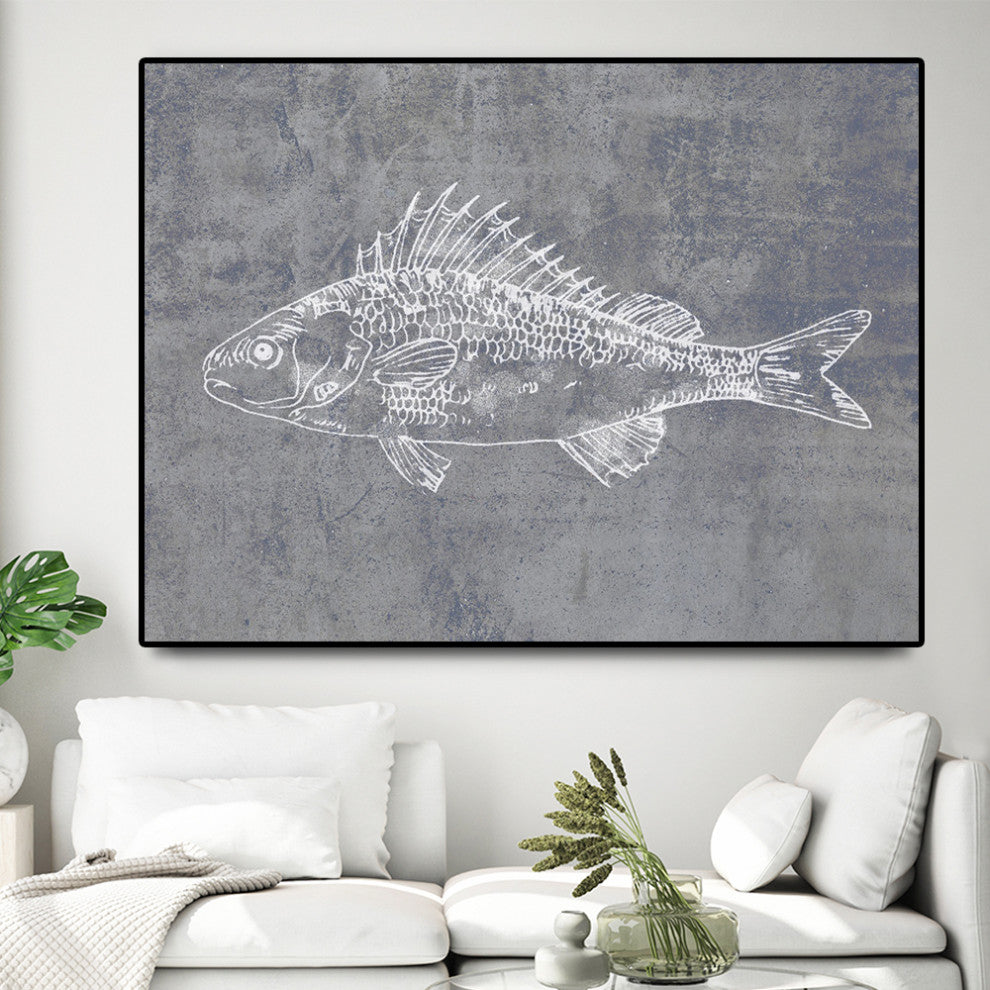 "Like a Stone I" Oversized Framed Canvas, 60" X 40"