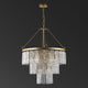 Safavieh Couture Marjory 3 Tier Chandelier Gold