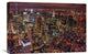 "Night Life" Stretched Canvas Giclee by Milton Mpounas, 22x15"