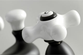 Kingston Brass 4" Centerset Bathroom Faucet, Matte Black