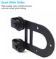 Sliding Barn Door Hardware, U Bracket Bypass, Horseshoe Design, 5'