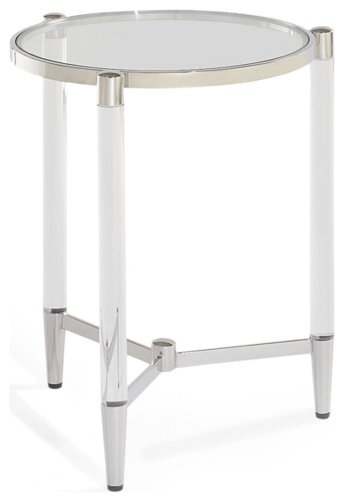 Modus Mariyln 3 PC Round Coffee & 2 End Table in White
