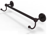 Prestige Skyline 30" Towel Bar with Integrated Hooks, Antique Bronze