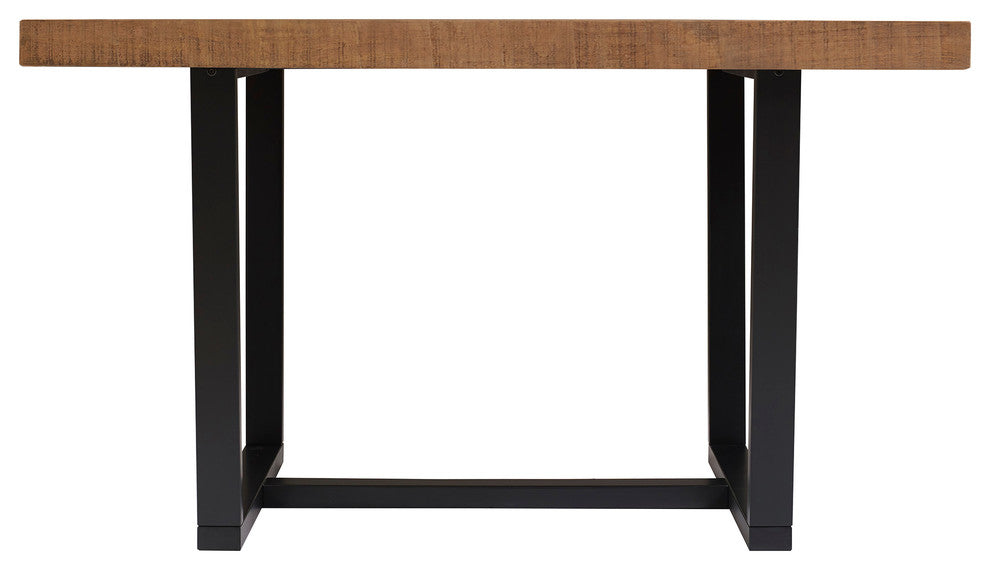 52" Distressed Solid Wood Dining Table, Reclaimed Barnwood
