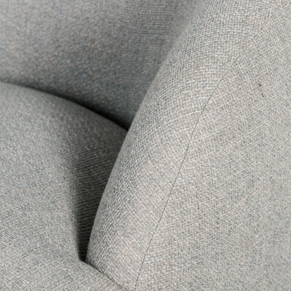 Sandie Swivel Chair-Gibson Silver