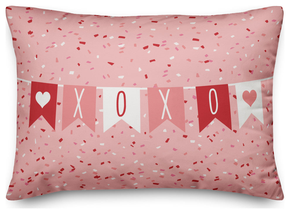 Confetti Banner 14x20 Spun Poly Pillow