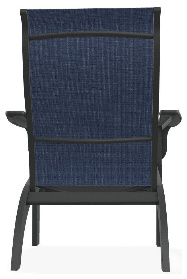 Adirondack Sling Outdoor Adirondack Armchair, Mavi/Graphite