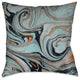 Mint Marble II Outdoor Decorative Pillow, 18"x18"