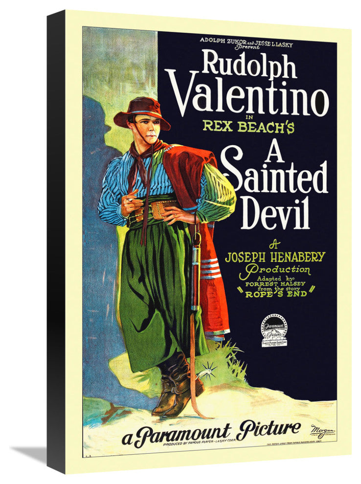 Rudolph Valentino, A Sainted Devil, 1924, 15x22