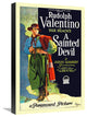 Rudolph Valentino, A Sainted Devil, 1924, 15x22