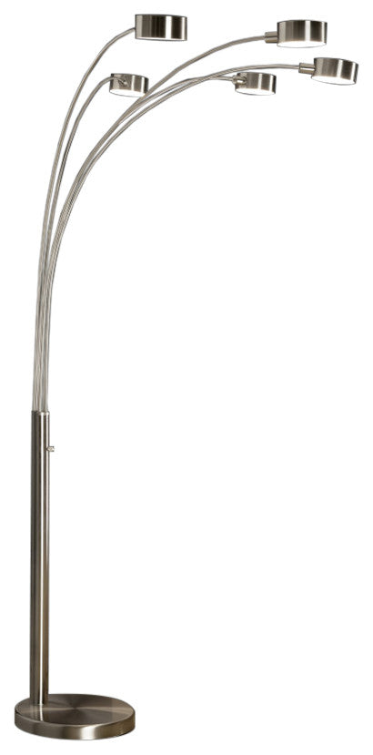 88" 5-Arch LED Tree Floor Lamp With Dimmer