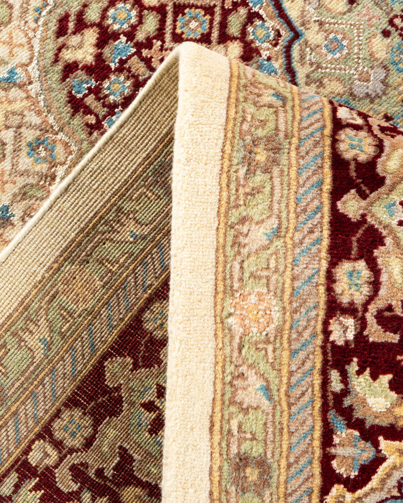 Mogul, One-of-a-Kind Hand-Knotted Area Rug Ivory, 6' 1 x 9' 5