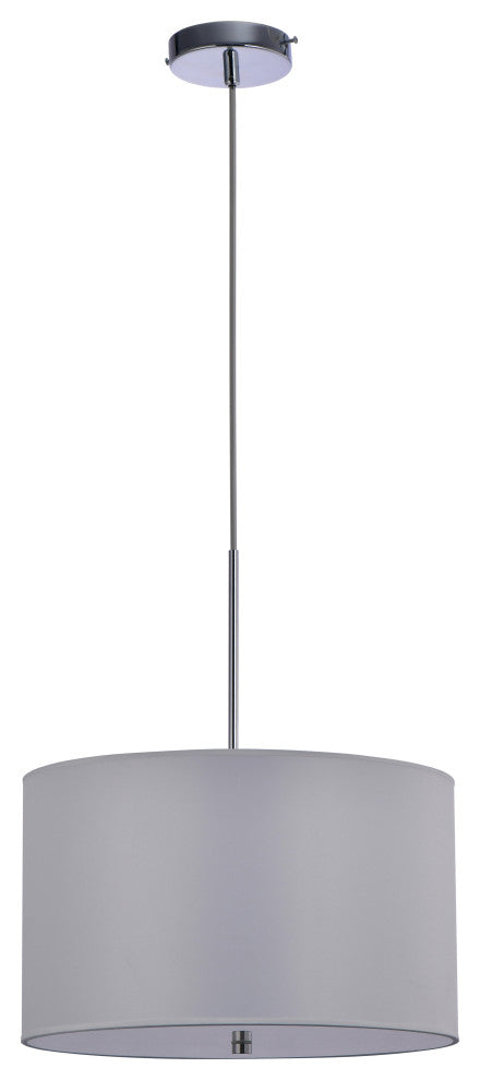 Lazzur Aujon 3 Light 16" Polished Chrome Pendant