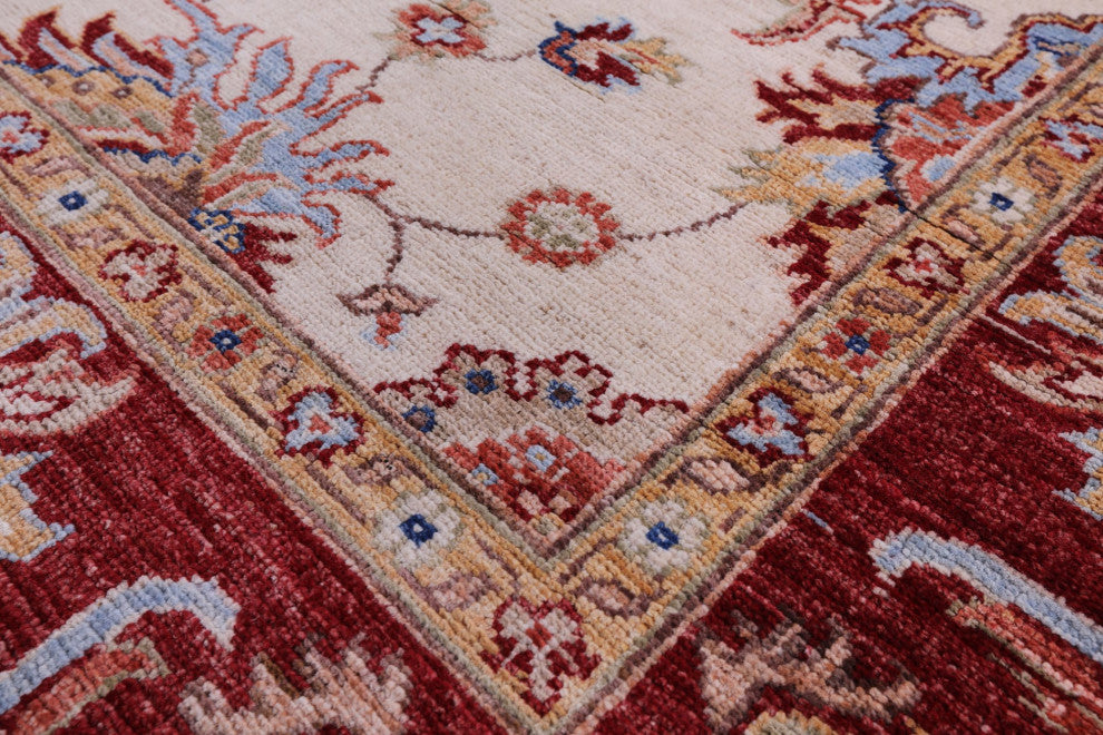 Persian Tabriz Handmade Wool Rug 5' 7" X 7' 8" - Q12753