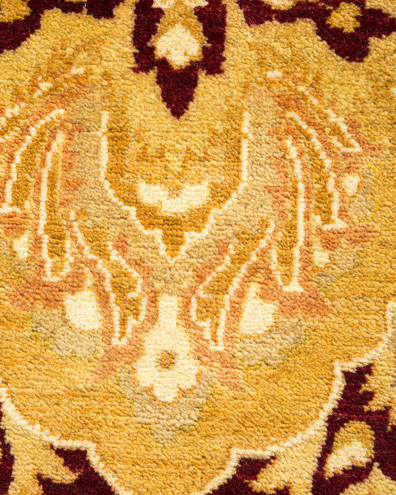 Mogul, One-of-a-Kind Hand-Knotted Area Rug Green, 10'2"x19'2"