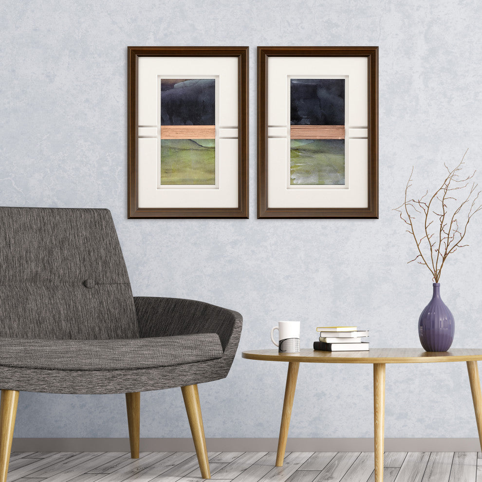 Storm II, 2-Piece Set Framed Art