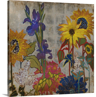 "Garden of Earthly Delights" Wrapped Canvas Art Print, 20"x20"x1.5"