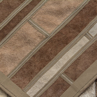 Cowhide Patchwork Rug, Ares, Slate, 8'x10'