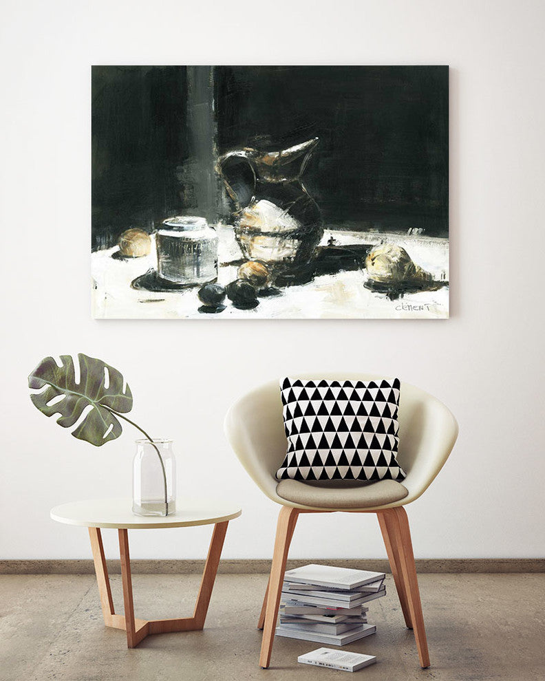 "Nature Morte I" Museum Mounted Canvas Print, 24"x18"