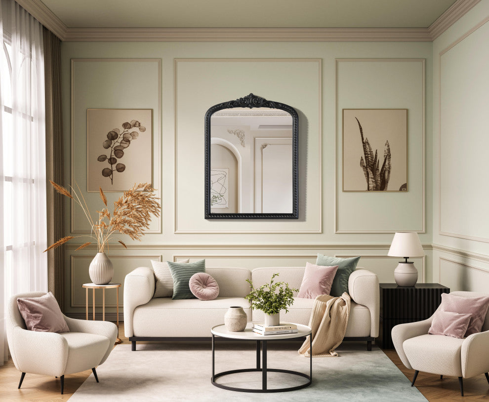 Home Living Vintage Resin Mirror 22x30, Vintage Bronze