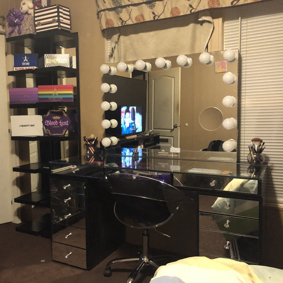 SlayStation Natalie Mirrored Column, Black