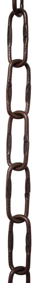 RCH Hardware Steel Spanish Chandelier Chain, 2 Sizes, 10', Antique Copper, U25
