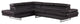 124"x94"x36" Brown Sectional LAF