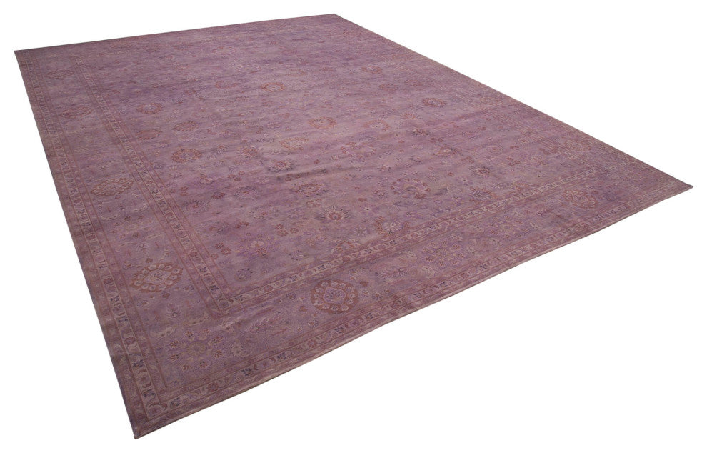 Rug N Carpet - Hand-Knotted Oriental 13' 1" x 17' 3" Oversize Oushak Area Rug