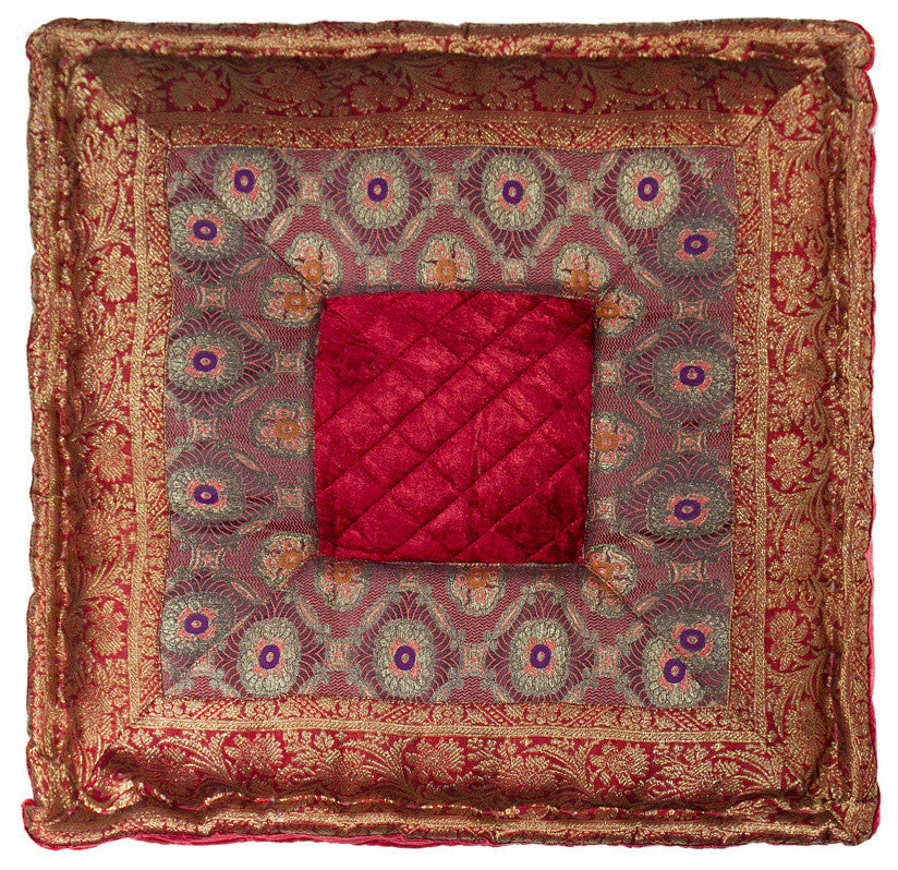 Sumatra 18"x18", Burgundy