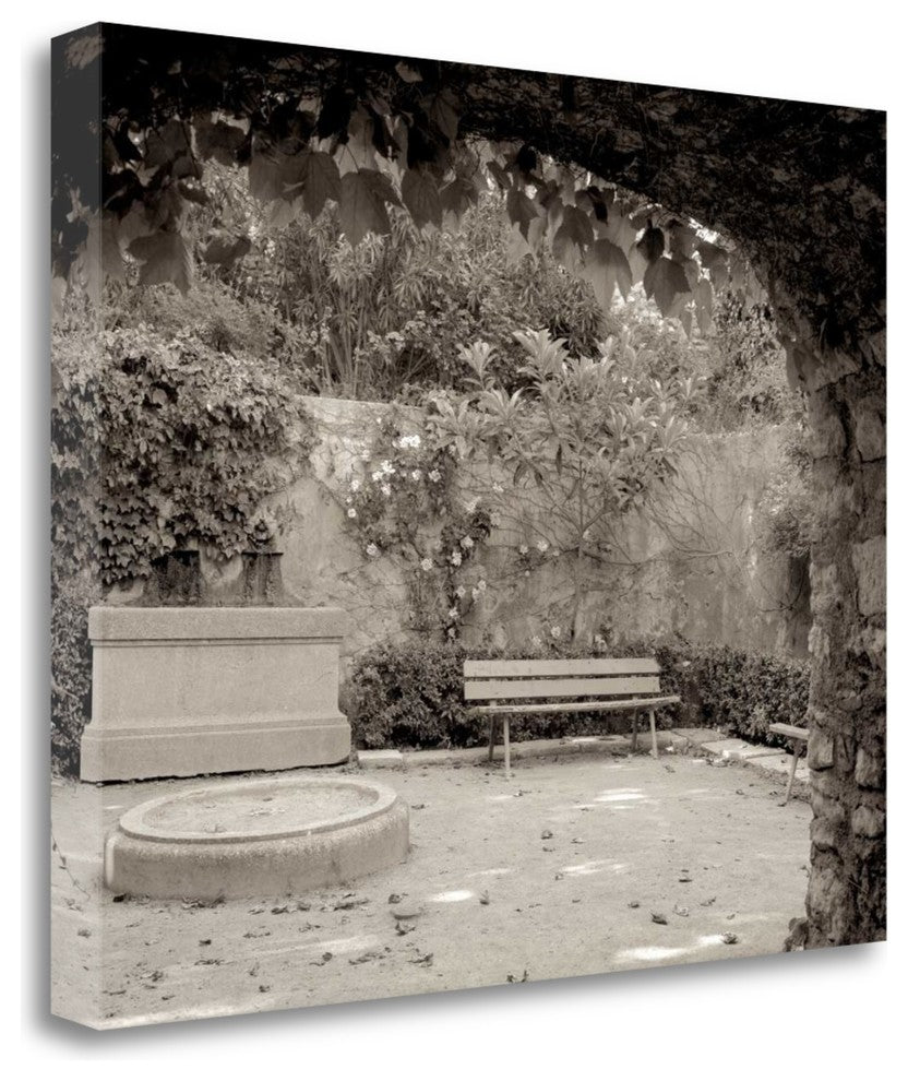 "Banc De Jardin - 88" By Alan Blaustein, Giclee Print on Gallery Wrap Canvas