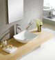 Fine Fixtures White Vitreous China Modern Vessel Sink