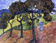Vincent Van Gogh Landscape With Trees and Figures Wall Decal