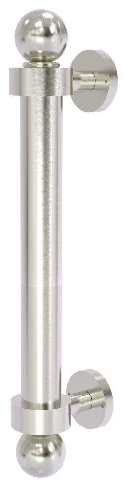 8" Reeded Door Pull, Satin Nickel