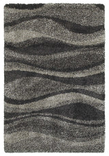 Oriental Weavers Henderson Grey/ Charcoal Abstract Indoor Area Rug 5'3"X7'6"