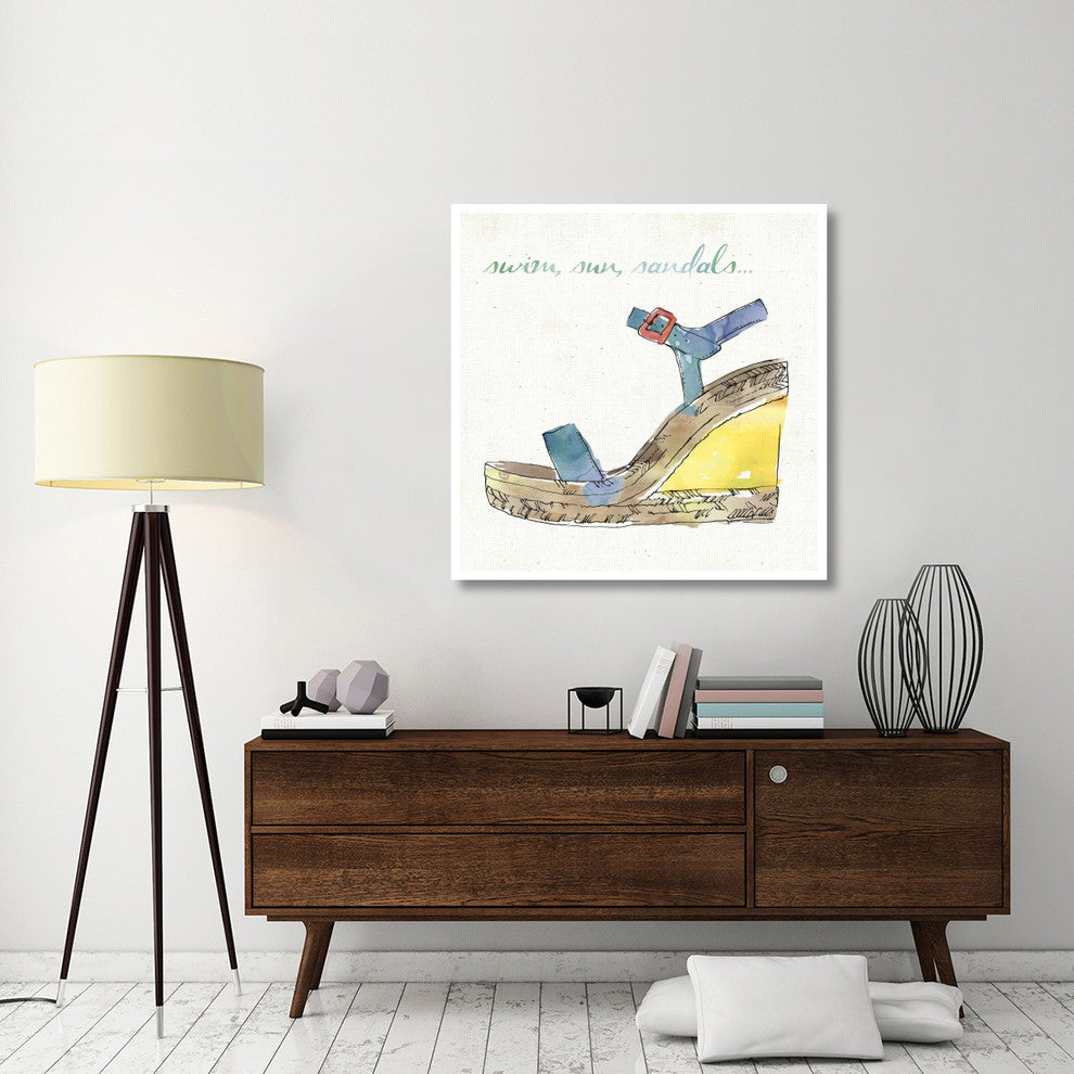 "Surfs Up IV" Digital Paper Print by Anne Tavoletti, 42"x42"