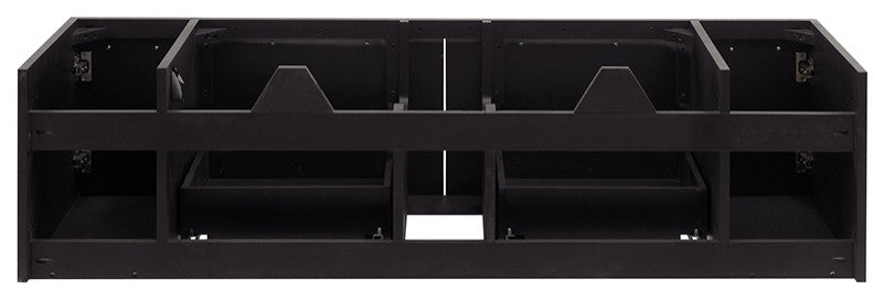Lucera Wall Mount Undermount Sink Bathroom Cabinet, Espresso, 60"