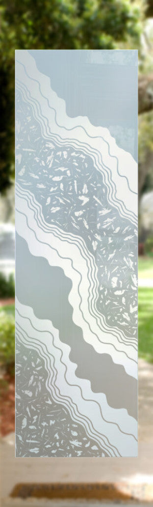 Pantry Door - Metamorphosis Peak - Primed - 24" x 84" - Book/Slab Door