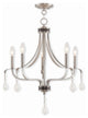 Laurel 5-Light Chandelier, Brushed Nickel