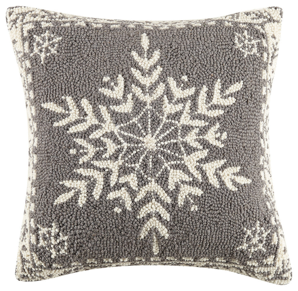 Winter Snow square Hook Pillow