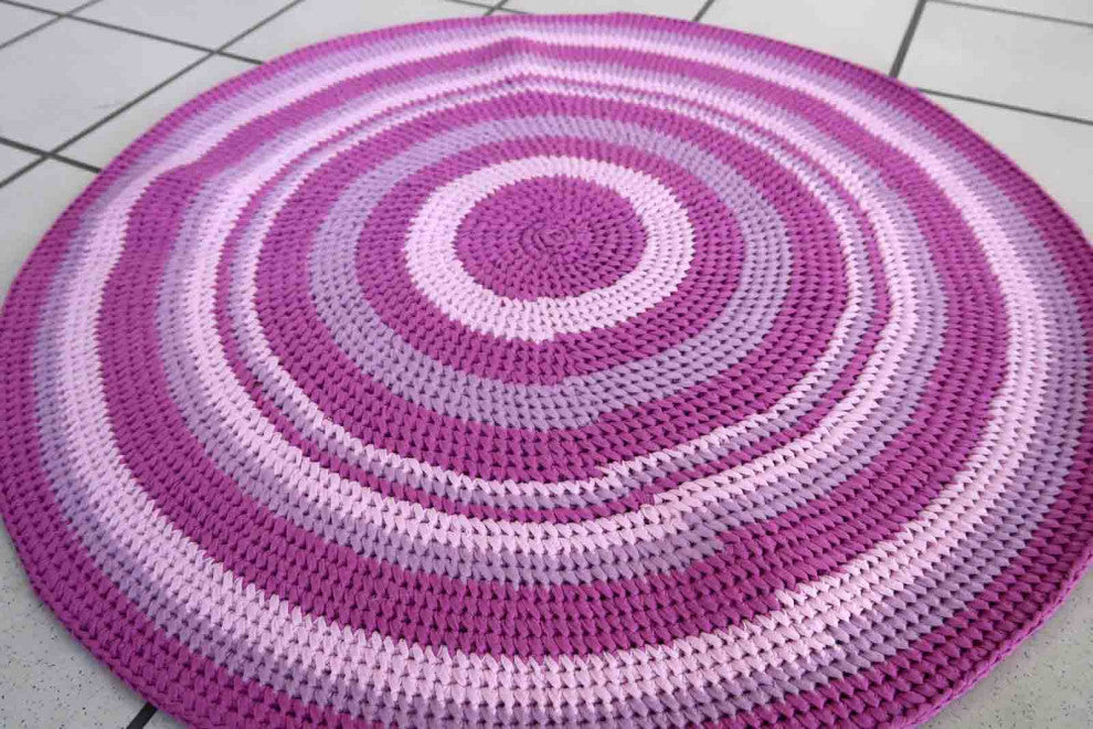 Handmade Contemporary ORA French Braided Rug 2.4', 73cm, 2021