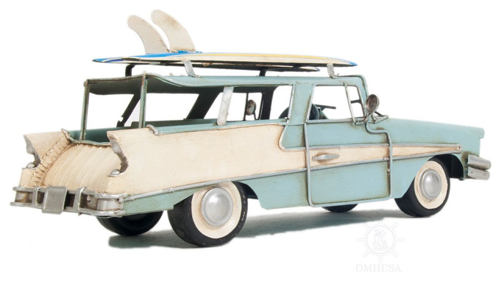 1957 Ford Country Squire Station Wagon Blue
