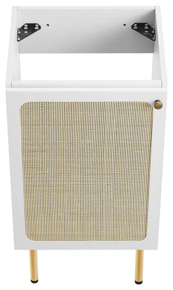 Chaucer 18" Bathroom Vanity - White White