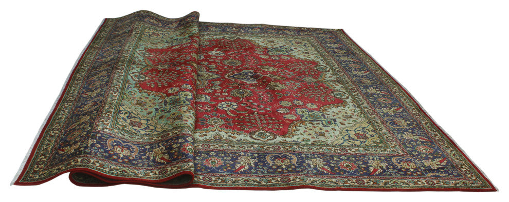 Fine Vintage Distressed Aegelwea Red Rug