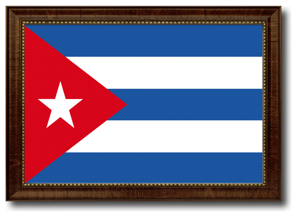 Cuba Country Flag Canvas Print, 27"x39"