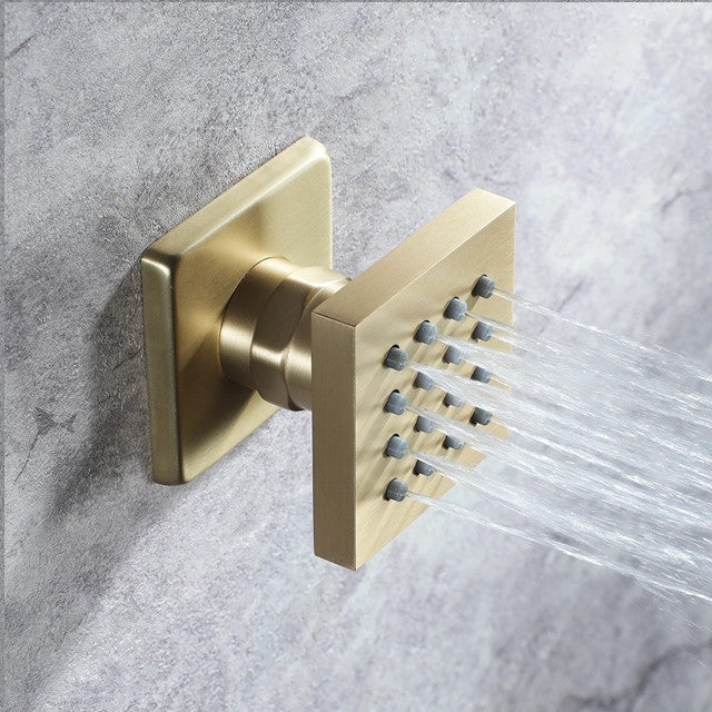 Led Musical Shower System With Hand Shower, Style 3 - Phone Control