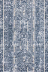 Rug Unique Loom Portland Blue Rectangular 6' 0 x 9' 0