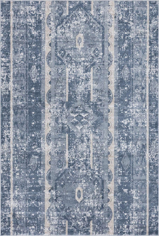 Rug Unique Loom Portland Blue Rectangular 6' 0 x 9' 0