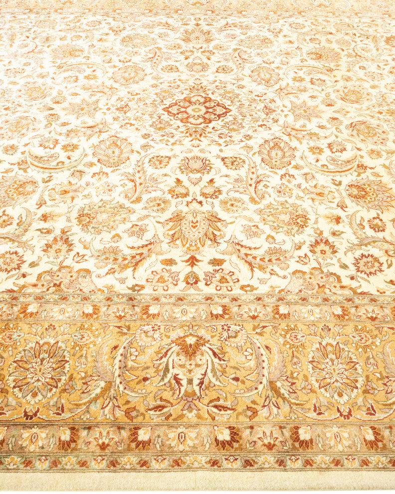 Naik One-of-a-Kind Hand-Knotted Area Rug Ivory, 8'3"x9'10"