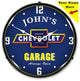 GM1906699 Add Your Name Chevrolet Garage Clock
