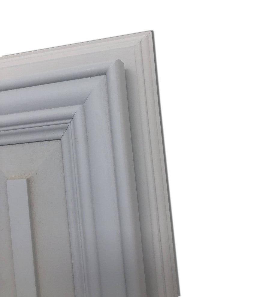 Hyacinth Wood Recessed Double Toilet Paper Holder With Cabinet 14x16.25, Primed Gray
